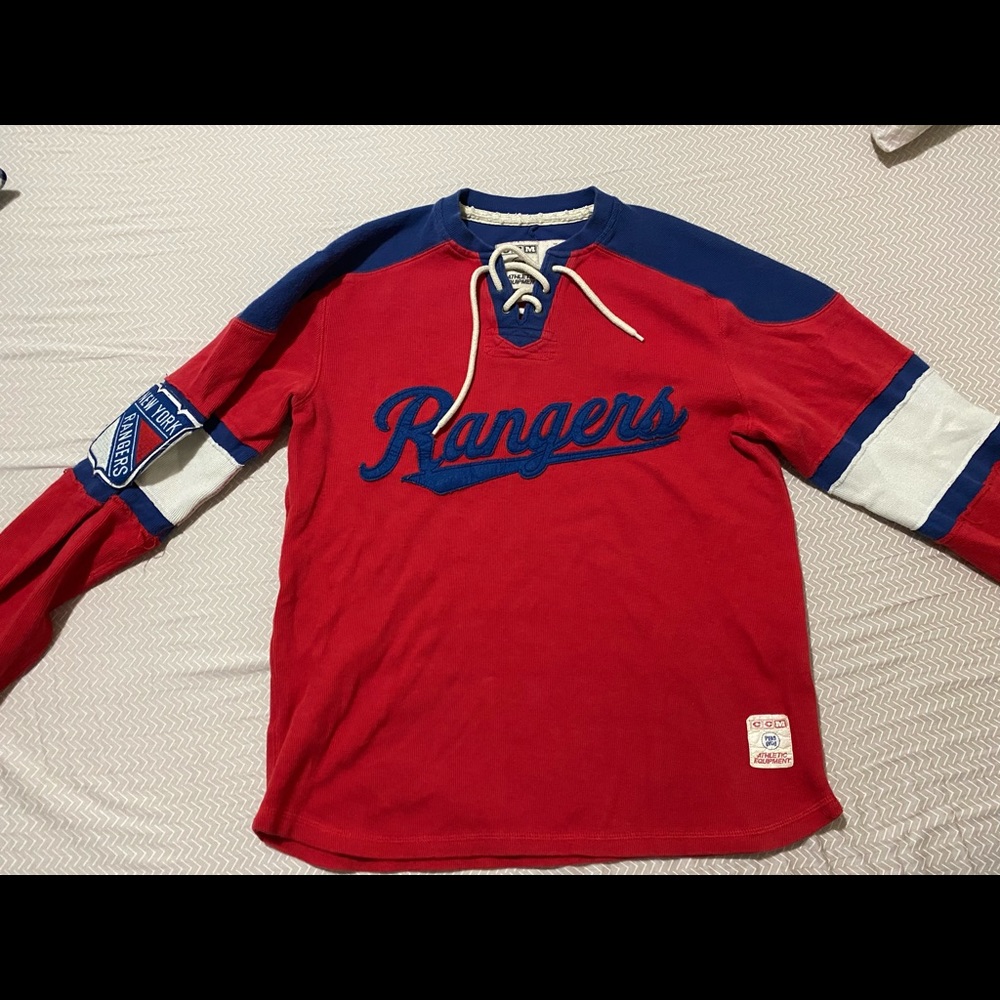 New York Rangers Small Mens Sweater Sweatshirt CCM